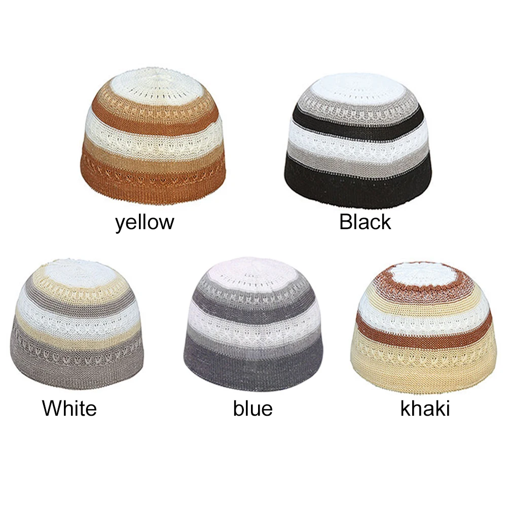 Модный мужской головной убор для молитвы маска красивая мусульманская