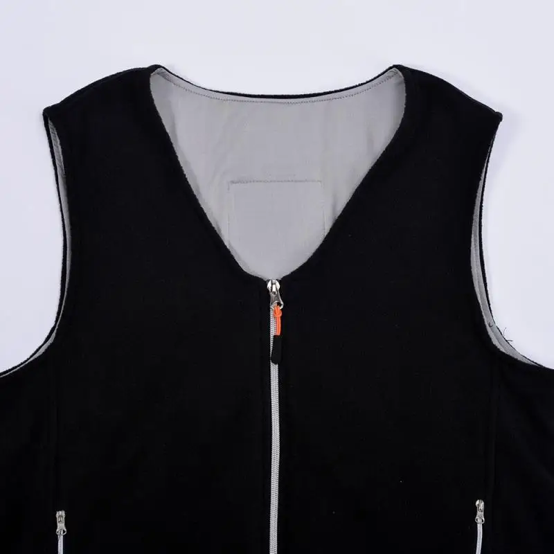 

Electric V neck Heated Vest Women Washable Heating Waistcoat Thermal Warm Clothing Elektrich Vest Winter Jackets Men jacket