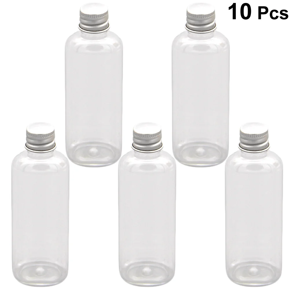 

10 шт., 100 мл, пустые бутылки с алюминиевой крышкой