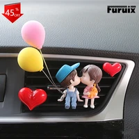 cute couple girl boy car vent freshener clipped to car vent car aromatherapy essential oil diffuser car interior accessories