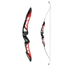 Рекурсивный лук 68 дюймов, 18-40 фунтов, F165, ручка из алюминиевого сплава, красная, черная, Кленовая, для стрельбы из лука, охоты, стрельбы