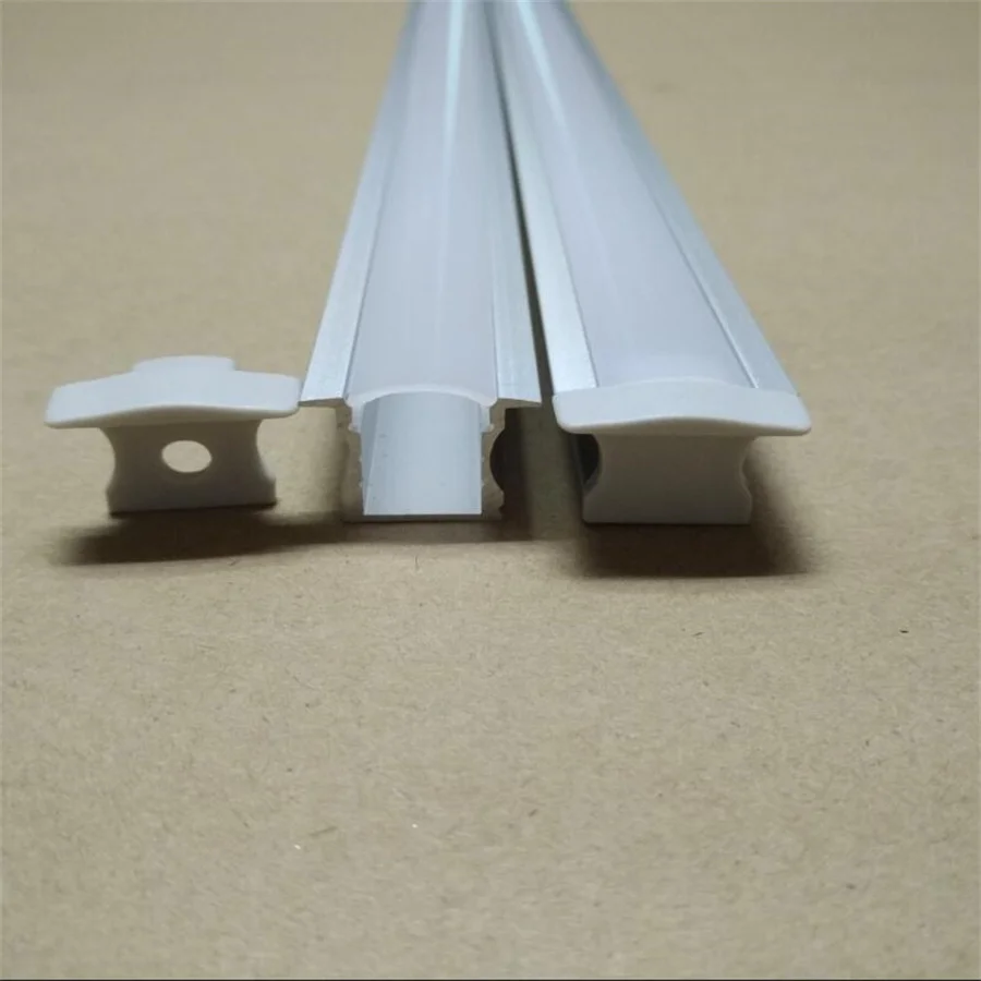 

Free Shipping Aluminum Profile Deep Large Square For LED Strip Light Side Mounted With Clear or Opal Diffuser, End Caps included