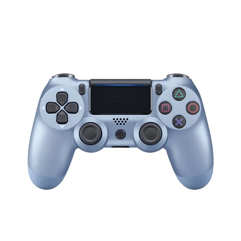 Bluetooth беспроводной игровой контроллер для PS4 контроллер подходит для playstation 4 беспроводной геймпад для playstation 4 джойстик - Цвет: Silver blue