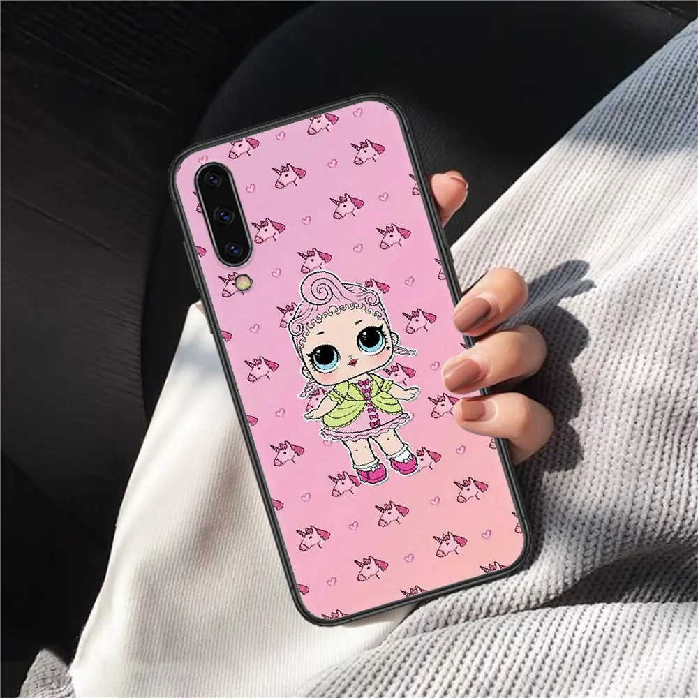 

LOL Cartoon Cute Doll Girls Phone Case Cover For Samsung Galaxy A10 A11 A20 E A21 A30 A40 A41 A50 A51 A70 A71 A81 S black Coque