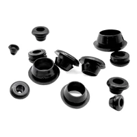 black 4 5mm 30mm rubber snap on grommet hole plugs end caps bung wire cable protect bush