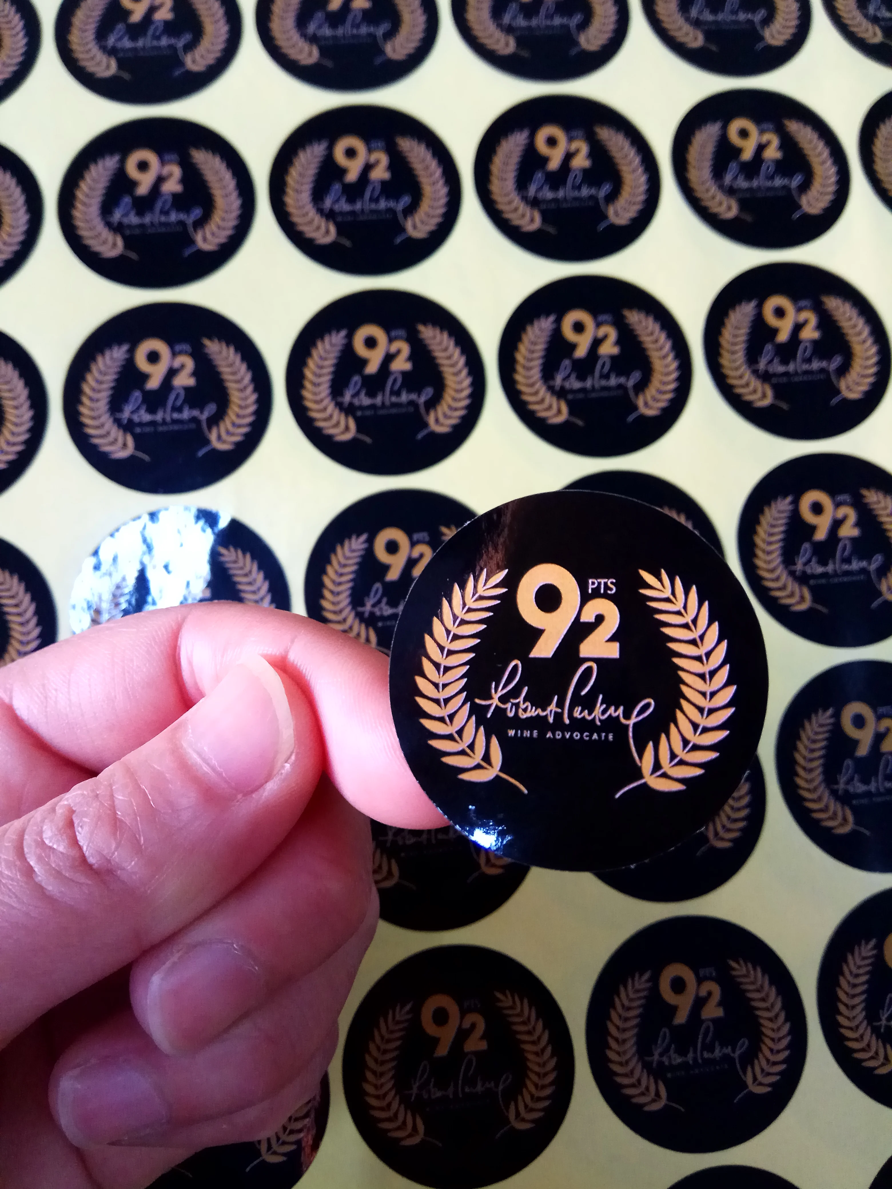 30 мм (1 18 дюйма) вес стикер с логотипом под заказ печати этикеток|printed design|matte