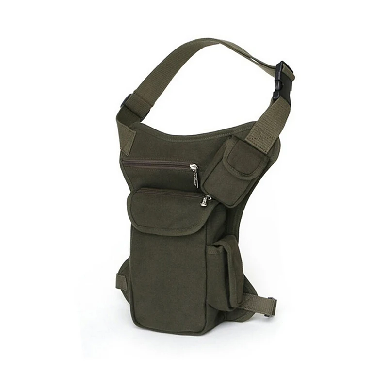 

Canvas Waist Thigh Drop Leg Bag Tactical Motorcycle Riding Hip Fanny Pack 1pcs waist bag fanny pack pouch bag for men