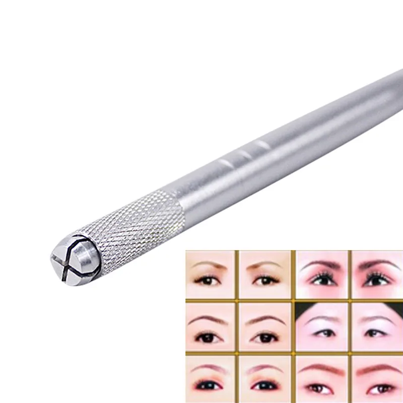 

Reuseable Steel Eyebrow Lip Tattoo Pen Needle Tip Holder Tool Supply For Permanent Make-up 1Pc