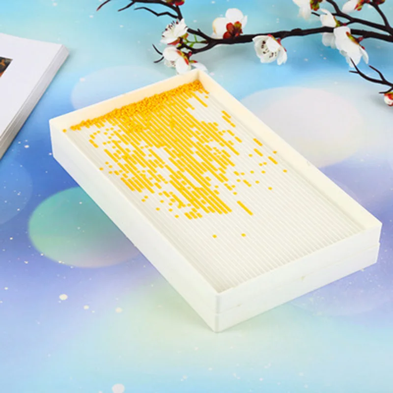 DIY diamond drawing point drill tray tool square turning box jewelry sticking plastic row factory | Дом и сад