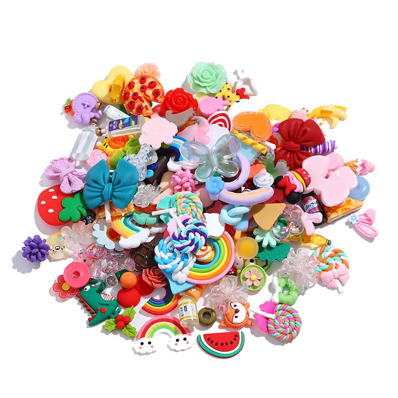 50 шт. миниатюрные красочные мини-игрушки для игр фрукты еда торт конфеты печенье