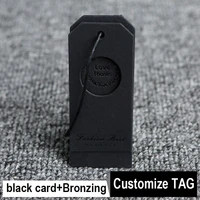 customized black cardbronzing childrens womens men hang tagshangtagtrademark manufactureclothing swing tagprinted tags