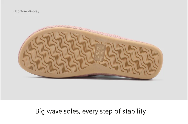 POSEE/Хлопковые льняные сандалии модные удобные домашние тапочки летние женские