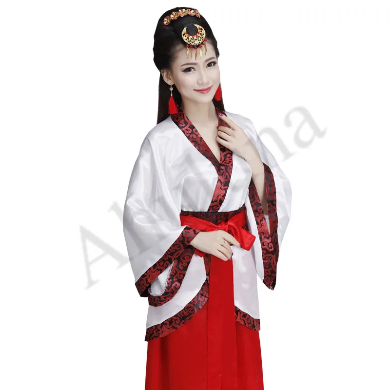 Мужское и женское платье Hanfu для танцев на сцене Тан взрослых Нового года
