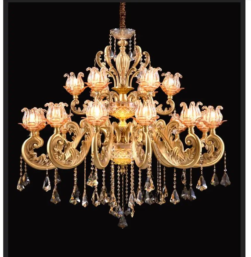 Рисунок 3 - Хрустальная люстра в европейском стиле
