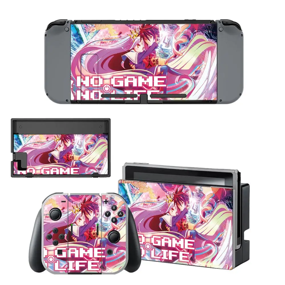 

No Game No Life Nintendo Switch Skin Sticker NintendoSwitch stickers skins for Nintend Switch Console and Joy-Con Controller