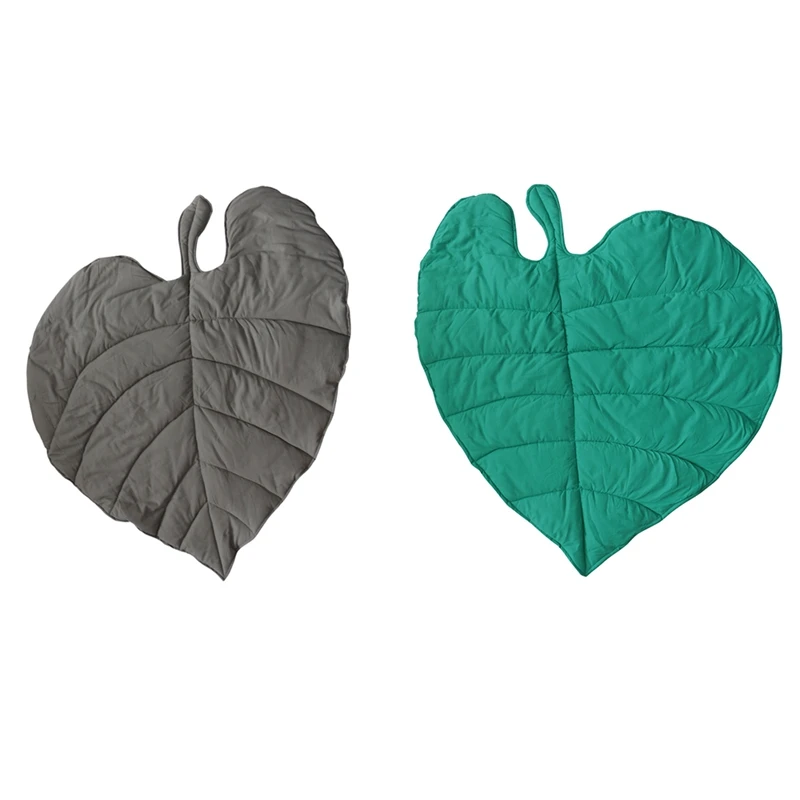 Детский игровой коврик в форме листа декор для детской комнаты покрывало|Коврики