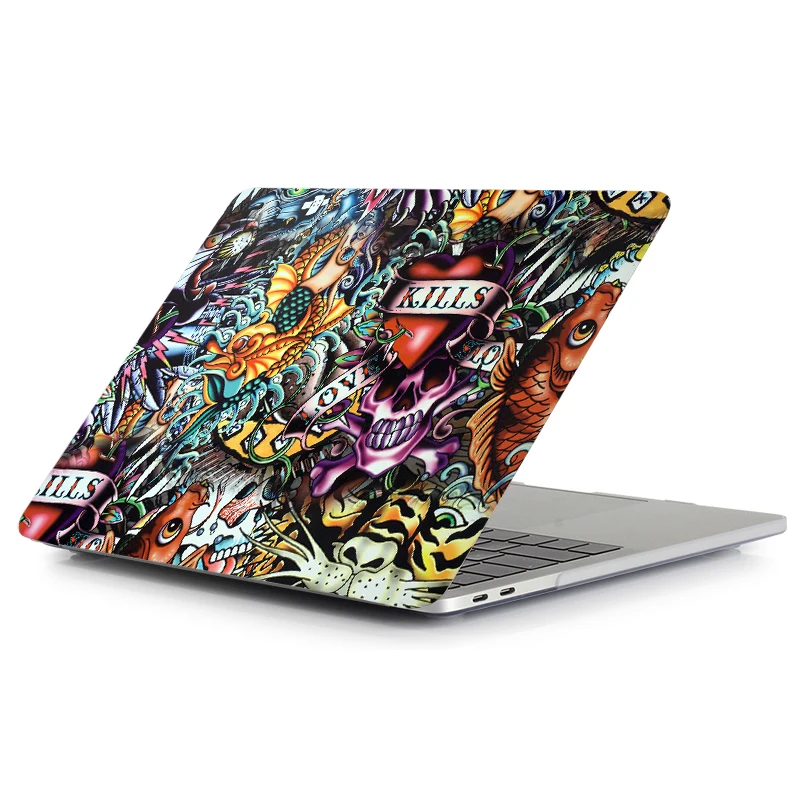 MTT чехол для ноутбука Apple Macbook Air Pro retina 11 12 13 15 дюймов с сенсорной панелью Жесткий Чехол сумка для ноутбука A1706 A1466 A1532
