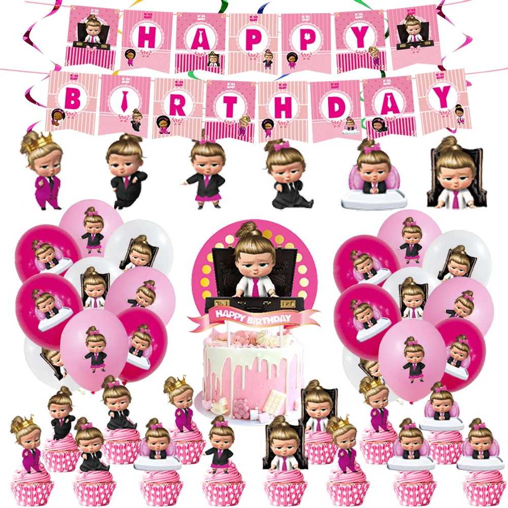 

Розовый лидер, день рождения начальника, Детская одноразовая посуда, скатерть, тарелка, чашка, украшение для будущей мамы, дети