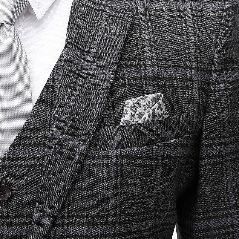 

Men's Suit 3 Piece Jacket Vest Pants Sets Wedding Party Groom Slim Fit Suits Formal Business Blazer Ropa Hombre Elegante Custom