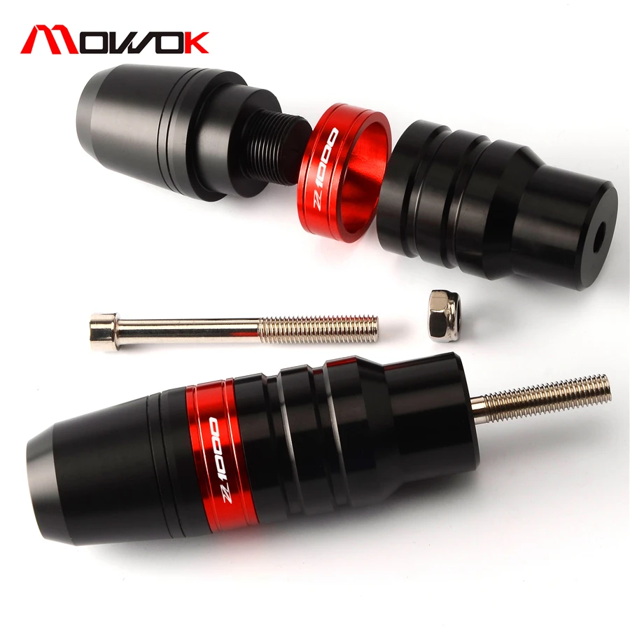 Новые 2 шт. CNC выхлопные слайдеры аварийные колодки для Kawasaki Z1000 2007 2020 2019 2012 2013 2014 2015