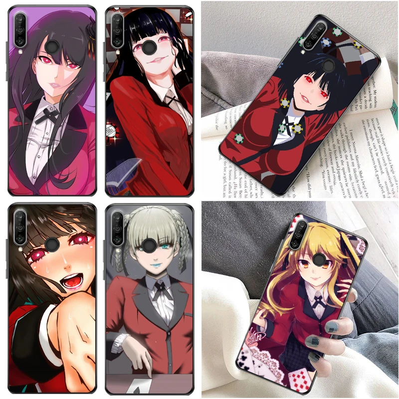 

Anime Kakegurui Jabami Yumeko Saotome Meari Painting Phone Case For Huawei P30 Pro Lite Back Cover Carcasa Cases Funda