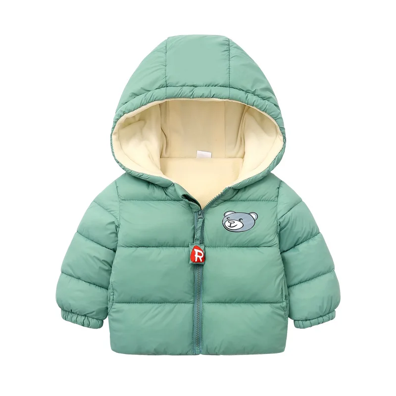 

2020 Winter Baby Girls Boys Coats Infant Padded Jacket Cartoon Outdoor Warm Kids Children Snow Outerwear Coats