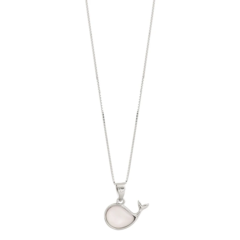 

Sweet Dolphin Whale Fish Clavicle Chain 925 Sterling Silver Pendant Necklace For Women Fashion Simple Jewelry Girlfriend Gifts