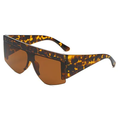 

Big-Frame Wide-Edge Sunglasses For Couple Retro Sunglasses Street Shooting Leisure Cool-Looking European And American 2021 New