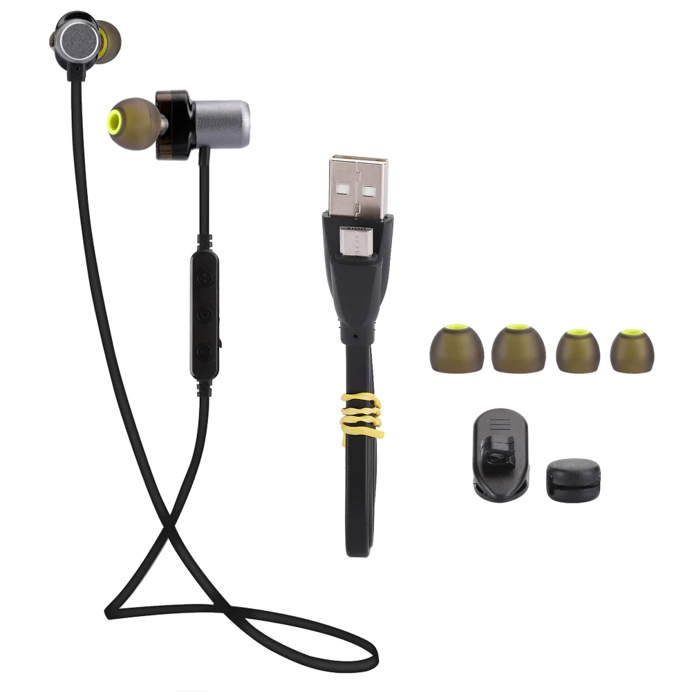 

X680BL Mini Metal Bluetooth Earphone Dual Moving-Coil Waterproof In-Ear Sports Headset Wireless Earphone