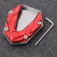 aluminum motorcycle side kickstand stand extension plate pad enlarger for benelli trk 502 2020not fit for trk502 x 2020