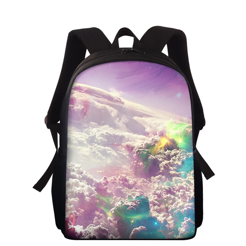 

ELVISWORDS Backpack Fashion Sky Landscape Print Knapsack For Women Men Rucksack Teenager Children School Bags Customize Mochila