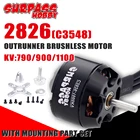 SURPASS HOBBY 2826 бесщеточный двигатель Outrunner C3548 1000KV 1350KV 1900KV для Airpalne самолета мультикоптера радиоуправляемый самолет вертолет