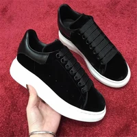 2021 brand womens shoes leather casual fashion all match breathable ladies white shoes outdoor womens shoes large size 43 44
