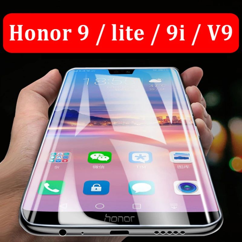 Для Huawei Honor 9 защитное стекло на Lite V9 9i Закаленное Защитная пленка для экрана Huwei 9V