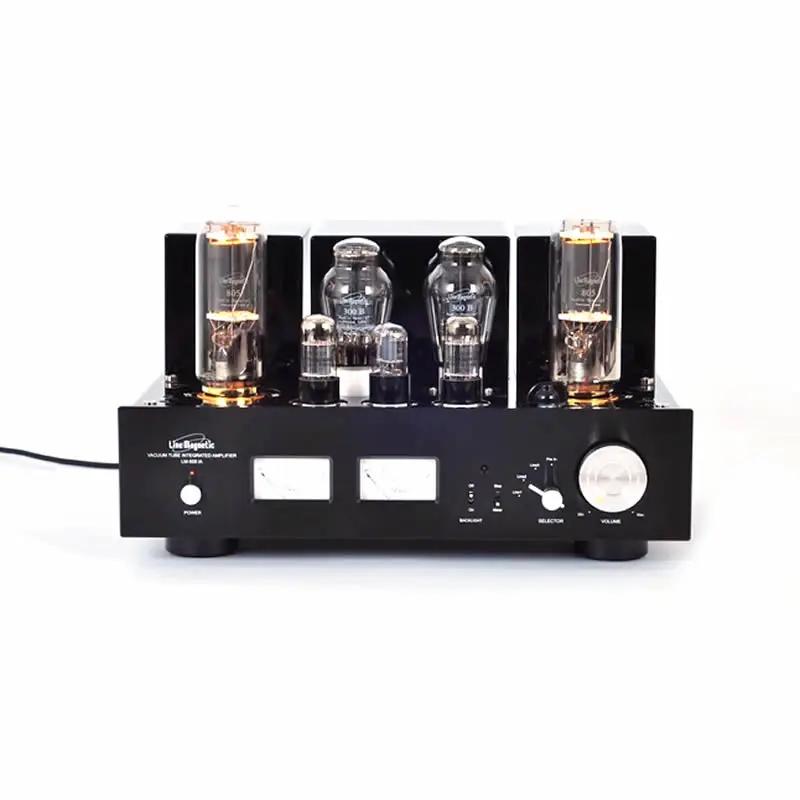 

LineMagnetic LM-508IA combined single-ended Class A tube amplifier, 805+300B tube amplifier. Power: 48W + 48W