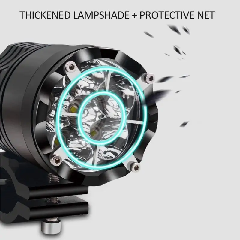 

Explosion-proof net LED glare headlights Car spotlight 30W 45W 6/9 lamp beads motorcycle electric car lights Motor Parts