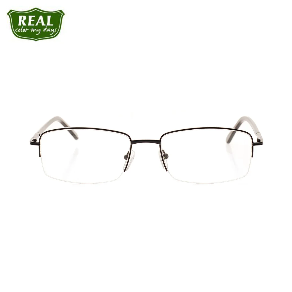 Настоящие модные однотонные маленькие женские очки с металлической оправой для