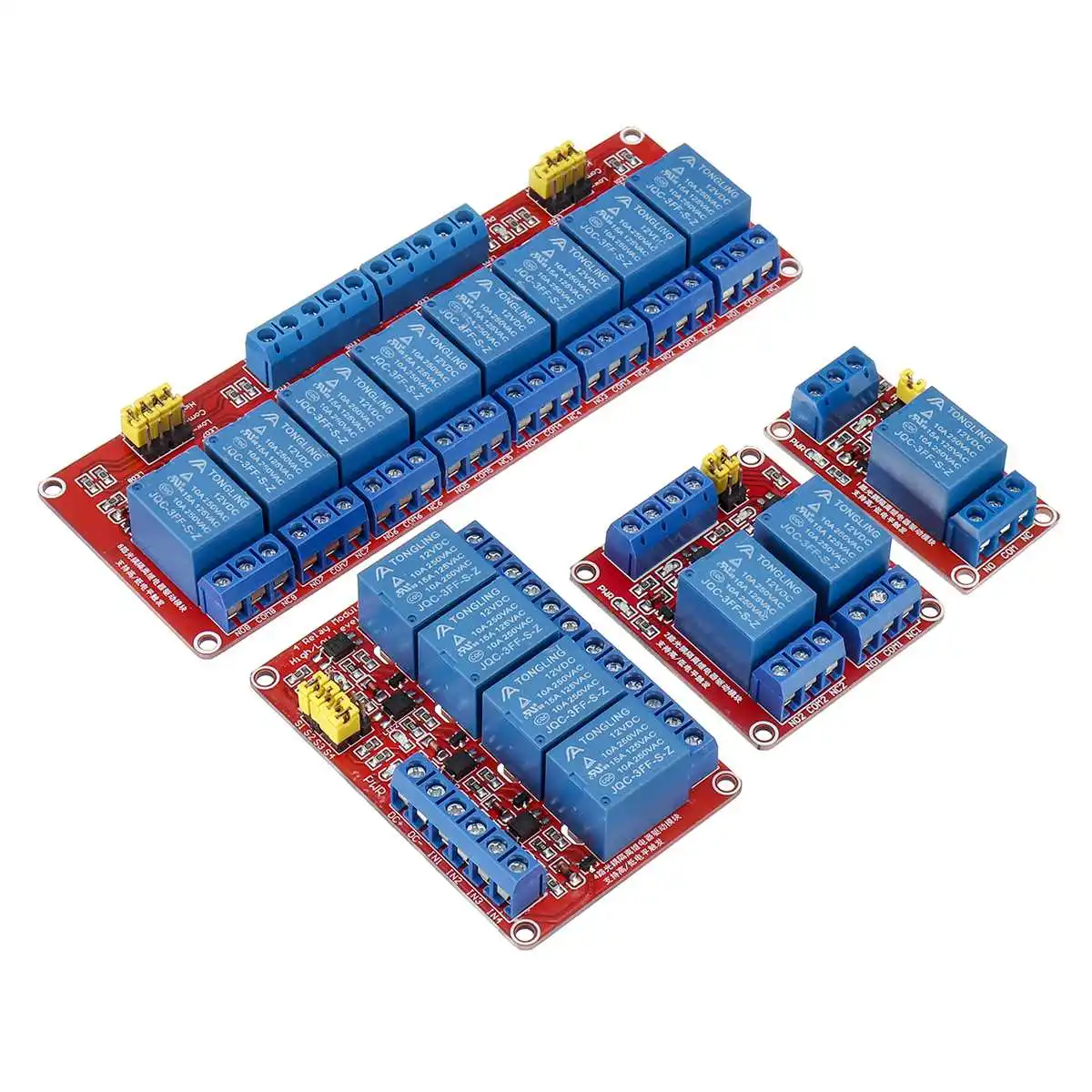 5 в 12 В 24 1 2 4 8 канальный релейный модуль с оптроном выходной для Arduino|Интегральные