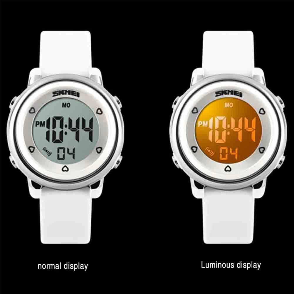 Часы детские цифровые электронные водостойкие до 50 м со светодиодной подсветкой