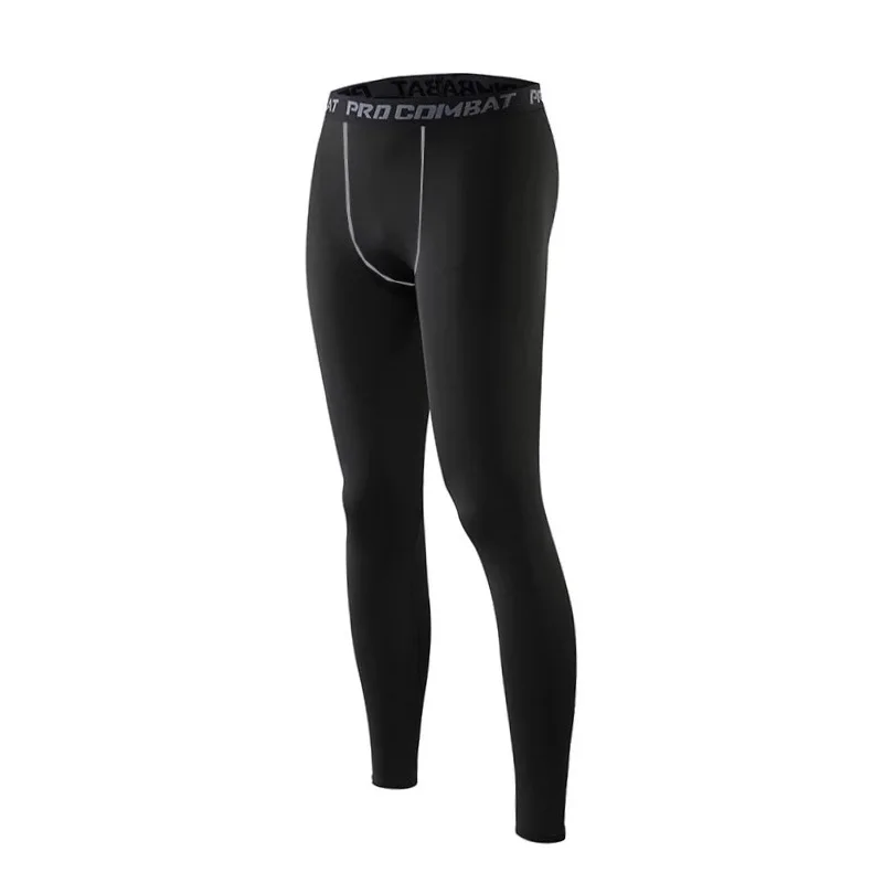 black 03 Компрессионные спортивные штаны для спортзала, мужские лосины для бега, эластичные быстросохнущие мужские Леггинсы для бега, фитнеса - Цвет: black 03