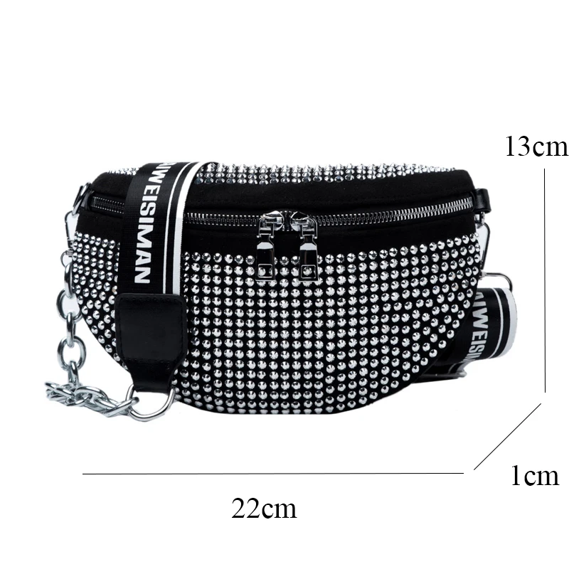 

Woman Bags 2021 Bag Fashion Diamonds Chest Bag Shoulder Crossbody Bags Designer leather Purses Handbags Luxury Sac A Main Bolsas