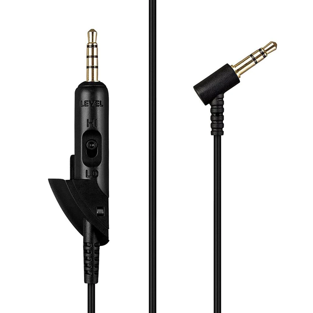 

OFC Aux Replacement Stereo Audio Cable Extension Music Cord Wire for Bose QC15 QC2 QuietComfort Quiet Comfort QC 15 2 Headsets