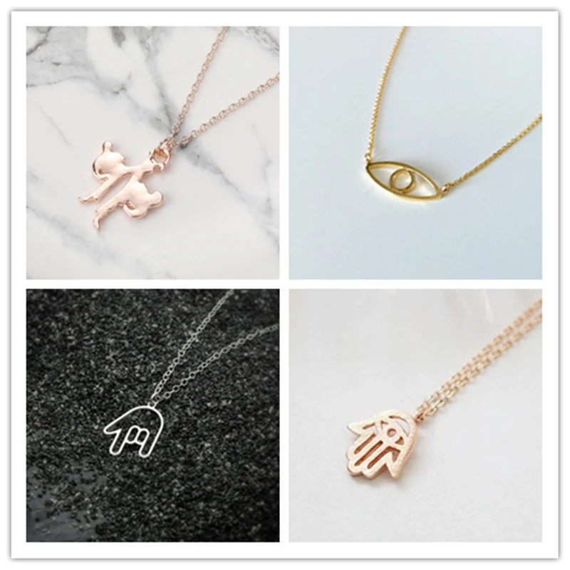 Сглаза рок-ролл рука жеста Фатима ожерелья Хамса карате тхэквондо борец Kongfu