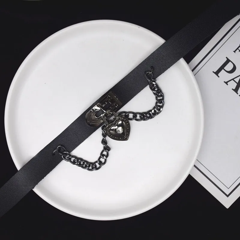 Женское колье с металлической цепочкой в стиле панк | Украшения и аксессуары