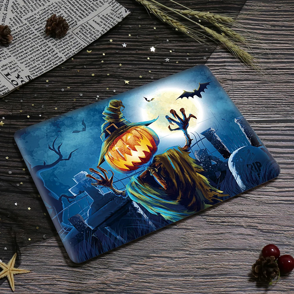 Чехол для ноутбука Macbook Air 13 чехол 2021 дюйма на Хэллоуин Pro A2442 11 12 14 15 16 - купить по