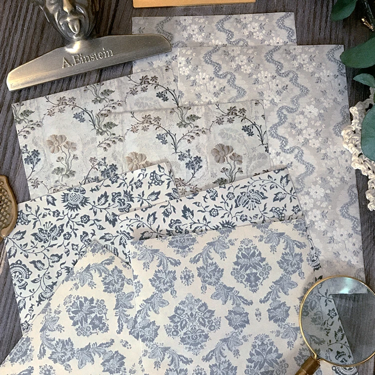 

8pcs/lot Memo Pads Sticky Notes European and American small floral in the afterglow Paper diary Scrapbooking Stickers