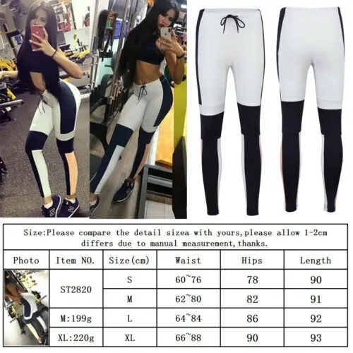 

Women Sport Pants High Waist Yoga Fitness Leggings Running Gym Scrunch Trousers