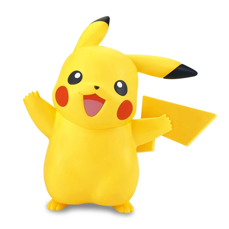

Original Bandai Pokemon Figures Pikachu Plamo 01 Assembly Model Action Anime Figure Pokemon Toys for Boys