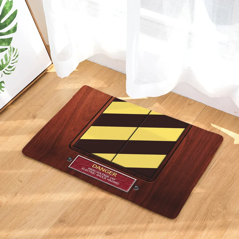 Vintage Coir Doormat Cassette Tape Radio Digital Camera Prevalent Pattern Printing Entrance Carpet For Front Door | Дом и сад
