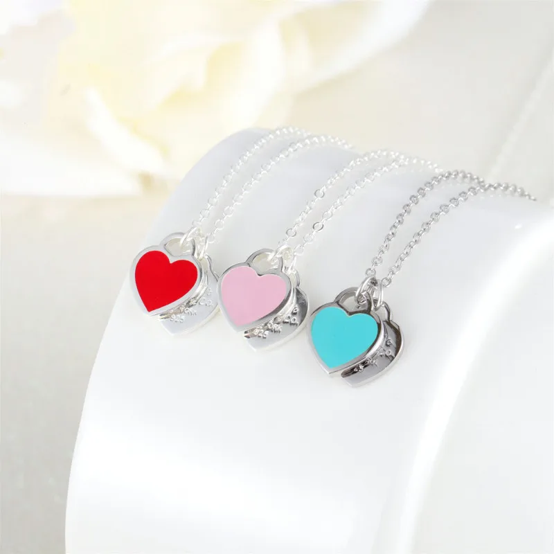 

Chain Choker Necklace Heart Necklaces for Women Pendant Stainless Steel Fashion Neck Jewelry Gifts For The New Year